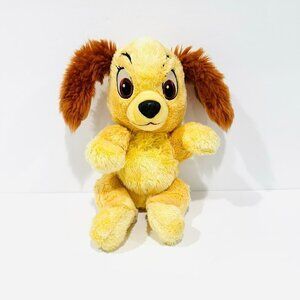 Disney Parks Baby Plush LADY & Tramp Baby Dog in Blanket Pouch